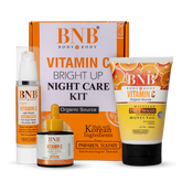 BNB Vitamin C Night Bliss Trio (Vitamin C Facewash 120ml+ Vitamin C Night Cream 50ml+ Vitamin C Serum 30ml)